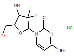 Gemcitabine hydrochloride structure diagram.jpg Gemcitabine hydrochloride structure diagram.jpg