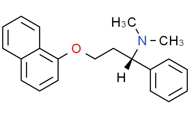 Molecular structure of Dapoxetine Molecular structure of Dapoxetine